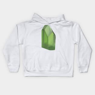 Peridot Crystal August Birthstone Kids Hoodie